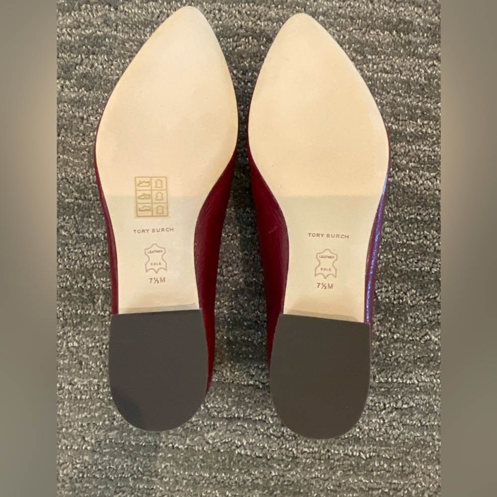 Tory Burch Envelope Loafer - Red/Burgundy - Picture 6 of 7